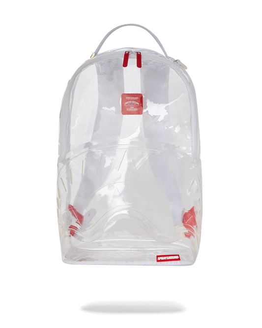 SPRAYGROUND CLEAR AS DAY - 100% ALL CLEAR DLX BACKPACK