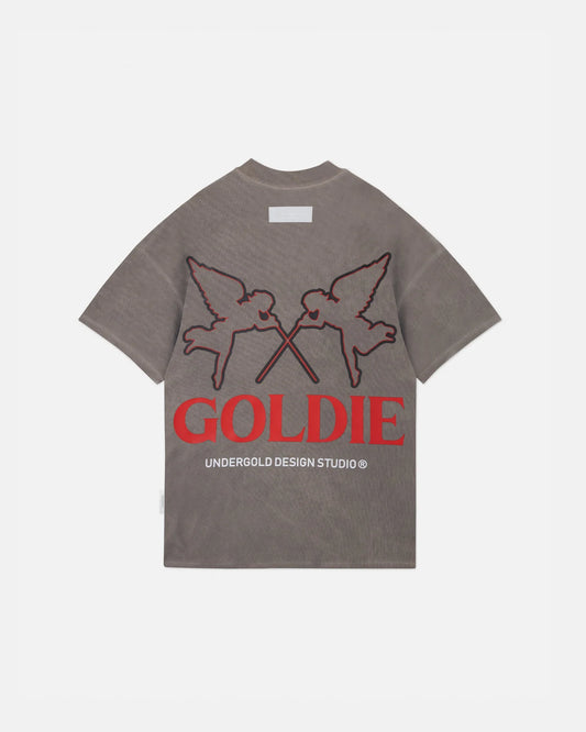 UNDERGOLD RODEO GOLDIE T SHIRT WASHED BROWN