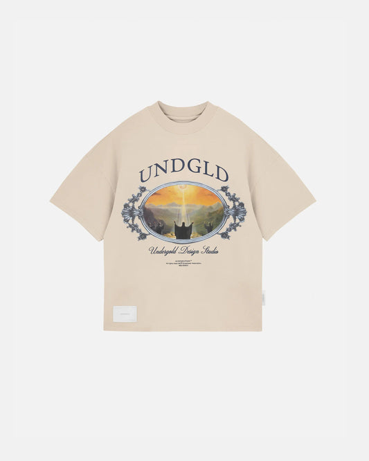 UNDERGOLD RODEO MIRROR BOXY T SHIRT CREAM