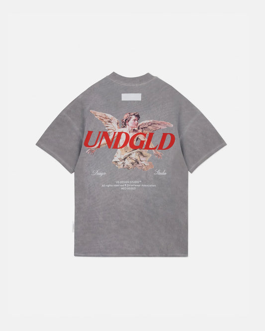 UNDERGOLD RODEO OIL ANGEL T SHIRT WASHED GRAY